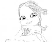 Coloriage bebe lilly