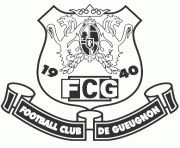 Coloriage foot logo Football Club de Gueugnon