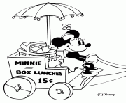 Coloriage Minnie Box Lunches 15c