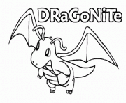 Coloriage pokemon 149 Dragonite