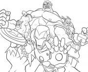 Coloriage Colouring pages avengers 2