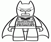 Coloriage batman lego angry