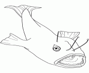 Coloriage anglerfish
