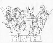 Coloriage fairy tail lucy 15019