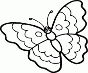 Coloriage papillon 3