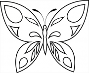 Coloriage papillon 47