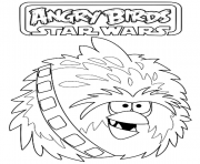 Coloriage angry birds star wars 91
