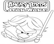 Coloriage angry birds star wars 112