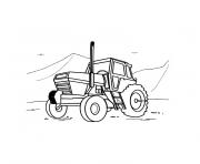 Coloriage tracteur 22