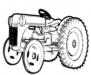 Coloriage tracteur 6