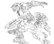 Coloriage Halo 3 Odst