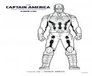 Coloriage colorier captain america 67