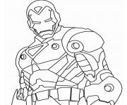 Coloriage iron man 5