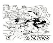 Coloriage marvel avengers 44