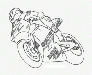 Coloriage motocyclette 34