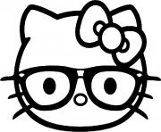 Coloriage hello kitty emoji