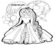 Coloriage disney princesse 48