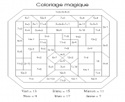 Coloriage magique ce2 addition 25