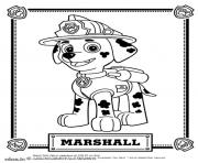 Coloriage beau dalmatien Marcus Marshall