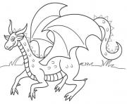 Coloriage dragon 279