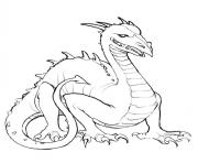 Coloriage dragon 26