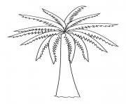 Coloriage palmier original
