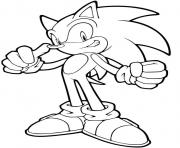 Coloriage sonic 46