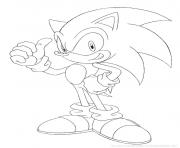 Coloriage sonic 246