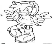 Coloriage sonic 197