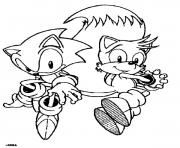 Coloriage sonic 235