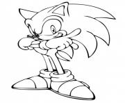 Coloriage sonic 33