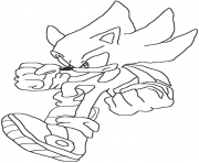 Coloriage sonic 181