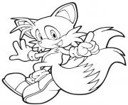 Coloriage sonic 177