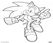 Coloriage sonic 70