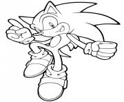 Coloriage sonic 227