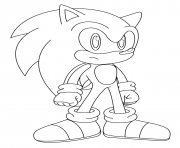 Coloriage sonic 130