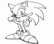 Coloriage sonic 1