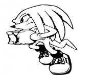 Coloriage sonic 22