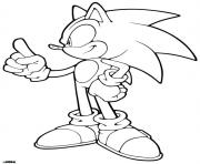 Coloriage sonic 218