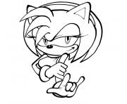 Coloriage sonic 300
