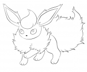 Coloriage flareon