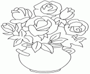 Coloriage roses 93
