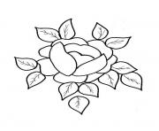 Coloriage roses 125