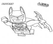 Coloriage batman lego in the airs movie