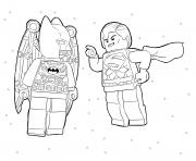 Coloriage batman vs superman lego movie