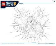 Coloriage Lego Nexo Knights Ultimate Knights 4