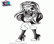 Coloriage monster high ghoulia yelps marche