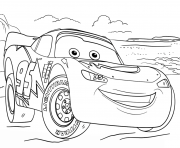 Coloriage lightning mcqueen from cars 3 2 disney