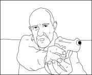 Coloriage Mike Ehrmantraut breaking bad