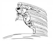 Coloriage super heros flash en vitesse